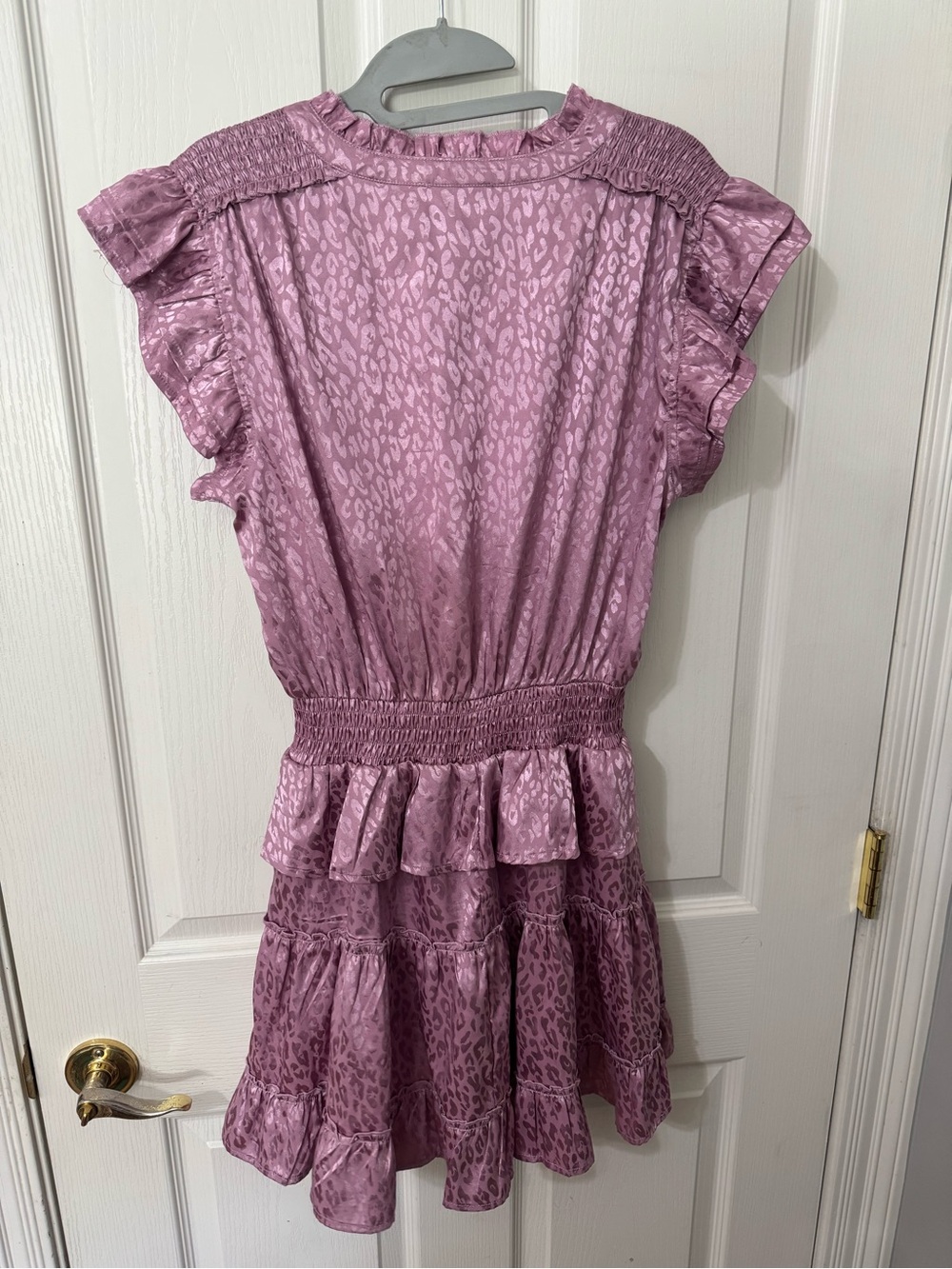 Entro Satin Ruffle Dress - Picture 3 of 4